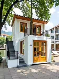 Casa Prefabbricata di Lusso Apple Cabin Bungalow, Arredata con Elettrodomestici, Casa Vacanze Prefabbricata, Casetta da Giardino - Product Image 3