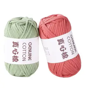 50G Chân Thành Bông Fancy Tay Crocheting Sợi 68% Bông 32% Nylon Tay Dệt Tự Làm Crochet Sợi