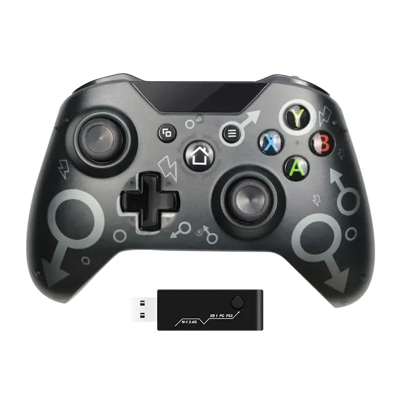 2.4G Wireless Controller Joystick Gamepad For Xboxes One S/X Console For PS3 For PC Win 7/8/10