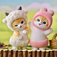 Original Mofusand Fluffy Party Series Blind Box Toy Cute Figure Anime Figurines Collect Toys Mystery Box Kids Birthday Gift