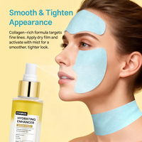 Patch Fondant au Collagène OEM – Collagène & Glutathion Hydratant et Raffermissant pour le Front, les Joues et le Cou – Soin Multi-Régions pour un Raffermissement Cutané