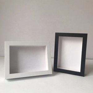 5x7 6x8 8X10 Vitrine avec cadre intérieur <span class=keywords><strong>Fleur</strong></span> sèche en bois Cadre photo 3D avec cadre en verre Shadow Box - Product Image 2