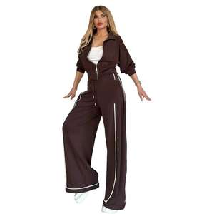 Fermuarlı Spor Koşu Fitness Kapüşonlu Üstleri 2 Parça Nefes Alabilen Kadınlar İçin Tam Fermuarlı Kapüşonlu Giyim Üreticileri - Product Image 2