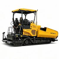 Paveuse d'asphalte et de béton sur chenilles CLG510E MAX, finisseur routier 10m, 1000t/h, 173kW, épaisseur de pavage 500mm pour la construction routière