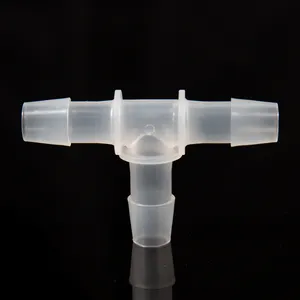 Laboratuvar PP Plastik t Bağlantı 3mm Tüp Barb Parçaları