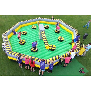 Jeu gonflable personnalisé pour adultes et enfants, Sweeper Eliminator Total <span class=keywords><strong>Wipeout</strong></span> Wipe Out Toxic Meltdown, à vendre - Product Image 2