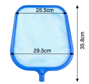 Skimmer de hojas de <span class=keywords><strong>piscina</strong></span> de aluminio resistente, rastrillo, red, malla fina, herramienta de limpieza de piscinas - Product Image 3