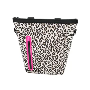 גבוהה באיכות 2023 אופנה leopard tote תיק עם לוגו מותאם אישית סיטונאי עמיד למים לשימוש חוזר קטן חוף תיק יוטה תיק