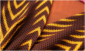 Vestido de Noche con Estampado, Manga Larga, Cuello en V, Cintura Ajustada y Volantes, Largo hasta la Rodilla, Personalizado de Fábrica FMY69428 para Damas - Product Image 6