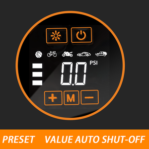 Không dây di động tự động ngắt 150PSI xe không khí Inflator với hiển thị kỹ thuật số xe lốp máy bơm không khí sạch hơn 12V DC Canister chân không - Product Image 6