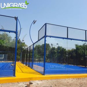 Pista de Pádel Profesional con Cristal Templado y Césped Artificial para Instalación en Clubes Deportivos y Hoteles - Product Image 3