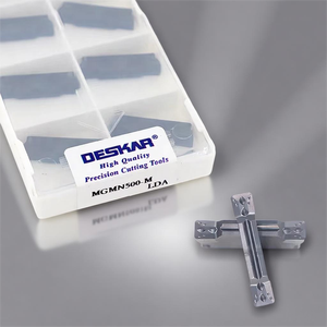 Untuk DESKAR MGMN500-<span class=keywords><strong>M</strong></span> LDA sisipan karbida Grooving untuk baja tahan karat dukungan OEM yang dapat disesuaikan dan lapisan CVD - Product Image 1