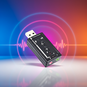 Mini <span class=keywords><strong>carte</strong></span> <span class=keywords><strong>son</strong></span> <span class=keywords><strong>externe</strong></span> USB 2.0 7.1 2 canaux 3D audio virtuel adaptateur micro haut-parleur microphone jack 3,5 mm casque stéréo - Product Image 2