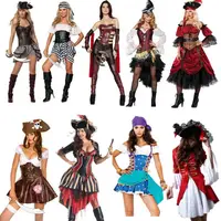 Fantasia Pirata Feminina Adulto Especial Carnaval Halloween Zumbi Terror -  Fantasias do Ó