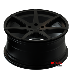 Jantes en alliage d'aluminium forgé personnalisées à 6 branches 21x9 21x10.5 CB66.9 Noir satiné ou pour <span class=keywords><strong>Corvette</strong></span> C8 C7 C6 C4 <span class=keywords><strong>Chevrolet</strong></span> Camaro SS ZL1 - Product Image 6