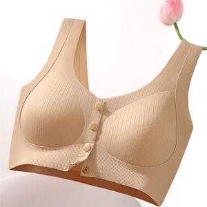 Sujetador deportivo <span class=keywords><strong>de</strong></span> talla grande para <span class=keywords><strong>senos</strong></span> grandes, con cierre frontal, para yoga, con espalda hermosa, para el día a día. - Product Image 5