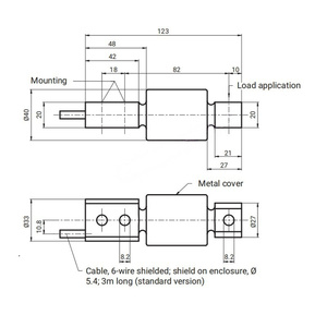 Capteurs de pesage Veidt pour Z6RD1/20kg, Z6RD1/50kg de la marque allemande HBM, affichage numérique, pesage précis avec lecture numérique. S - Product Image 3