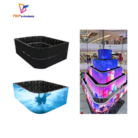 Pantalla LED para Interiores TOPvision P3.91 de 500*500mm, Panel Impermeable con 2 Años de Garantía para Eventos y Escenarios