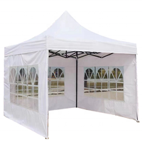 Tente de camping extérieure 2x2 3x3 3x4.5 avec fenêtre, protection UV 420D