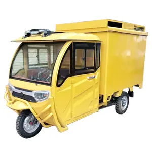 Triciclo eléctrico barato cabina cerrada furgoneta camión Triciclo de carga en México