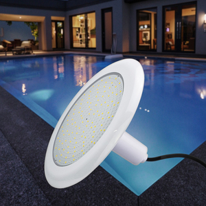 Huaxia 18W 12V IP68 waterfpoof 1.5 ''nhựa đầy lót hồ bơi đèn PC RGBW điều khiển từ xa dưới nước LED hồ bơi ánh sáng - Product Image 1