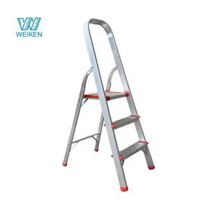 New Design Folding Step Stair 3 Step Non-Slip Pedal Ladder Lightweight Platform Household Aluminum Ladders home use