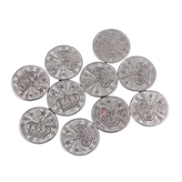 Jetons en acier inoxydable de 25 mm pour machine de jeu d'arcade