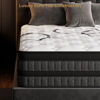 Échantillon gratuit Matelas de luxe Queen Matelas king Size 10 pouces Matelas en mousse à mémoire de forme en latex avec boîte