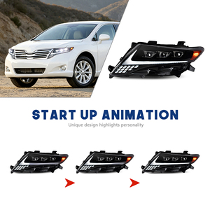 HCMOTIONZ Dynamic LED Headlights Fit for Toyota Venza 2009-2016 Upgrade Projector Lamp with Sequential Turn Signal - Product Image 5