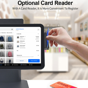 Jsj66 giá tốt nhất 15.6inch duy nhất màn hình cảm ứng <span class=keywords><strong>Android</strong></span> miễn phí SDK bán lẻ hệ thống POS Tiền mặt máy tính tiền cho nhà hàng - Product Image 2