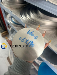 Feuille d'alliage d'aluminium 3003 personnalisée en usine 1050 1060 1100 O Support de construction de cercle de disque de 8 pouces Décoration durable - Product Image 3