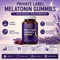 Gummies à la saveur de fruits ODM/OEM avec mélatonine, L-théanine et extrait de camomille, gummies anti-stress pour le sommeil