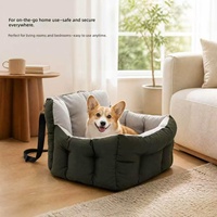 Coussin de siège de voiture antidérapant pour chien et chat, tapis de voyage chauffant toutes saisons, lavable en machine, pour salon et extérieur