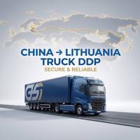 Expédition de fret DDP Chine-Lituanie, service rentable et fiable, livraison porte-à-porte sans frais cachés