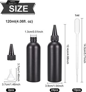 ขวดบรรจุภัณฑ์พลาสติก PE สีดำด้านทรงกลมขนาด 500 มล. 16 ออนซ์ พร้อมหัวปั๊มแบบหรูหรา สำหรับบรรจุเซรั่มบำรุงผิว/แชมพู/มาส์กหน้า/โลชั่น - Product Image 2