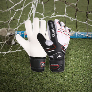 Gants de gardien de but d'entraînement sportif pour adultes et enfants, antidérapants et résistants à l'usure avec protection des doigts en caoutchouc latex - Product Image 1