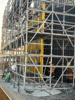 Échafaudage en alliage d'aluminium Waco, directement de l'usine, ensemble complet personnalisé, plateforme mobile double largeur pour la décoration de bâtiments