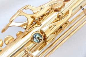 Professionnel Haut de gamme #   Saxophone C Melody, gamme de tonalités, corps en laiton, laqué or, repose-pouce réglable, <span class=keywords><strong>instrument</strong></span> à vent, <span class=keywords><strong>saxo</strong></span> - Product Image 4