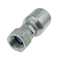 Raccord fileté JIC en laiton forgé, femelle 37° 90° 3/8 x 3/8 pour tuyau de refroidissement R1 et R2