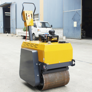 Livraison gratuite, <span class=keywords><strong>prix</strong></span> d'usine du fabricant : Rouleau compresseur à double tambour à poussée manuelle de 600 kg 800 kg, petit corps, pour la construction de routes en asphalte, à vendre. - Product Image 2