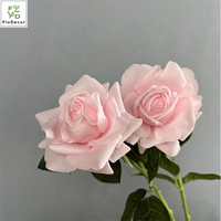 Roses artificielles décoratives à tige unique, couleur orange brûlé, toucher réel, qualité automne, pour mariage, remise de diplôme, Noël