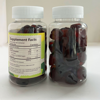 Gummies personnalisées au logo Ashwagandha, L-Théanine, GABA, sans gluten, véganes, pour adultes, améliorent le sommeil, la gestion du stress, l'humeur et soutiennent le système immunitaire, 60 unités
