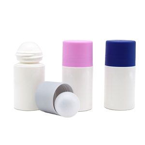 30ml 50ml 90ml Empty Plastic Deodorant Roll On Bottle Black Natural