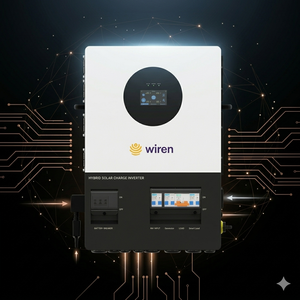 Wiren 12kW Hybrid Solar Inverter for LiFePO4 <b>Battery</b> IP21 120/240V Split Phase for Residential Solar Storage <b>Backup</b> System - Product Image 1