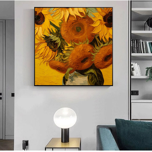Dipinto di <span class=keywords><strong>girasoli</strong></span> moderni incorniciati decorazione d'interni arte della parete soggiorno decorazioni per la casa - Product Image 5