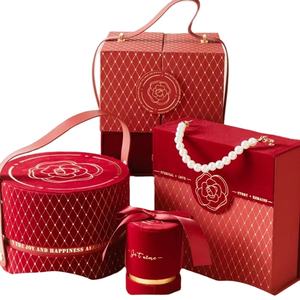 Funcionalidad Moda personalizada Embalaje de diferentes tamaños Tapas de regalo de cumpleaños Papel de cartón Caja de regalo de boda Caja de papel - Product Image 1