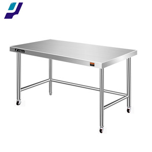 Banco da lavoro di alta qualità in acciaio inox tavolo da lavoro 304 doppio piano tavolo incudine per alberghi <span class=keywords><strong>ristoranti</strong></span> <span class=keywords><strong>Design</strong></span> commerciale - Product Image 4