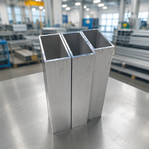 Perfil Cuadrado de Aluminio Extruido 6063 T5, Perfil Rectangular Hueco <span class=keywords><strong>para</strong></span> Estructuras de Construcción, Estanterías, Remolques, Proyectos de Bricolaje - Product Image 1