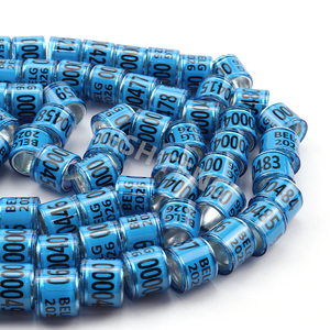 Bagues d'identification personnalisées pour pigeons de course <span class=keywords><strong>2023</strong></span> certifiées FCI avec informations personnalisées - Product Image 3