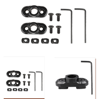 Kit de Sangles en Nylon Robustes et Ajustables avec Kit de Fixation Métallique – Équipement de Transport Extérieur à Connexion Rapide – Pack d'Accessoires Portables